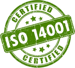 ISO 14001 certified logo